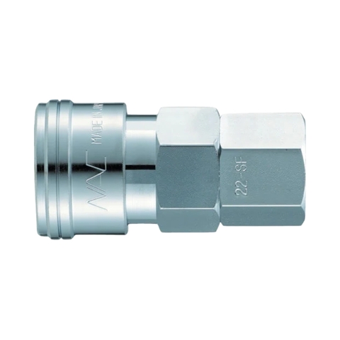 Khớp nối nhanh 1 inch NAC 48SF đầu cái ren trong bằng thép mạ crom