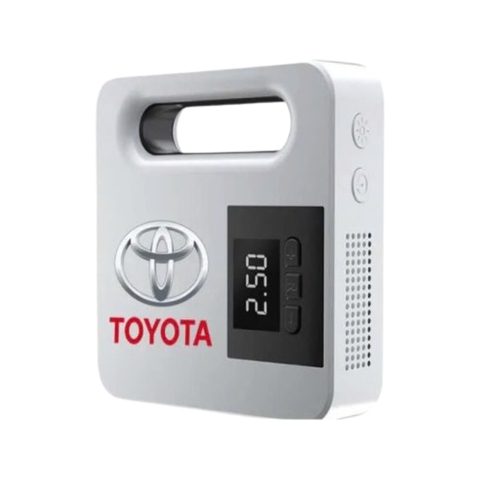 Bơm Lốp Ô Tô Toyota Điện Tử Tự Ngắt Chính Hãng – 120W, LED, 100PSI