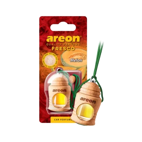 Tinh dầu treo xe ô tô Areon Fresco Melon (Hương Dưa Lưới) khử mùi, thơm mát