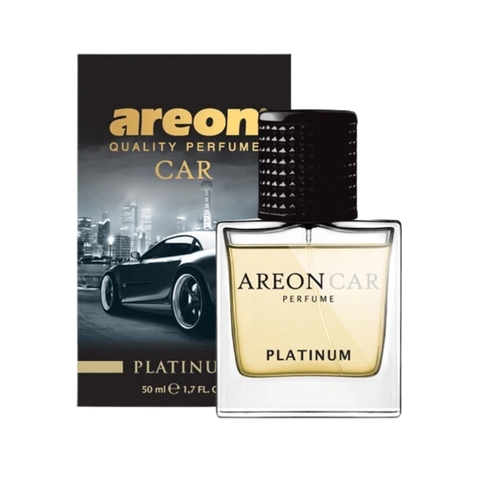 Nước hoa ô tô Areon Car Platinum Perfume 50ml – Hương Platinum thanh mát, thư giãn