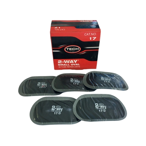 Miếng vá săm oval Tech TP-17 – 65 × 45 mm, hộp 30 miếng