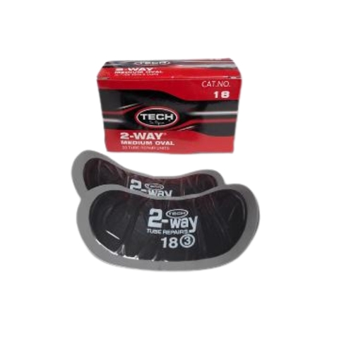 Miếng vá săm oval Tech TP-18 – 100×50 mm, hộp 20 miếng