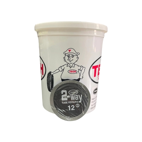 Miếng vá săm tròn Tech TP-12T – 60 mm, hộp 100 miếng