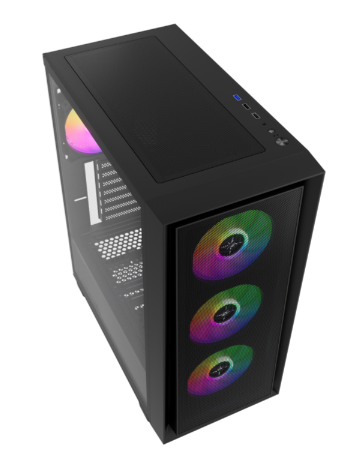 Vỏ Case KENOO ESPORT FM800 V2 3F (EATX, 3 Fan)