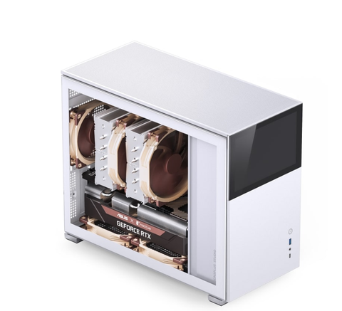 VỎ CASE JONSBO D31 STD SC WHITE (MINI TOWER | MÀU TRẮNG | MÀN HÌNH PHỤ 8'')