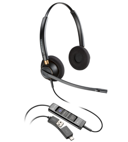 Tai nghe có dây Poly EP 525 -M Stereo w/USB-A Headset _ 783R2AA