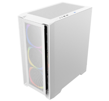 Vỏ case KENOO ESPORT M500 - 3F - MàuTrắng MATX (3 Fan RGB)