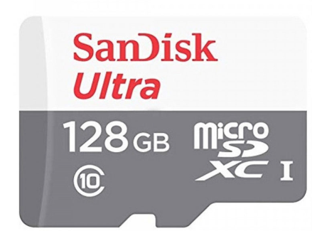 Thẻ nhớ SanDisk Ultra 128GB MicroSDXC C10 UHS-1, 100MB/s, SDSQUNR-128G-GN3MN