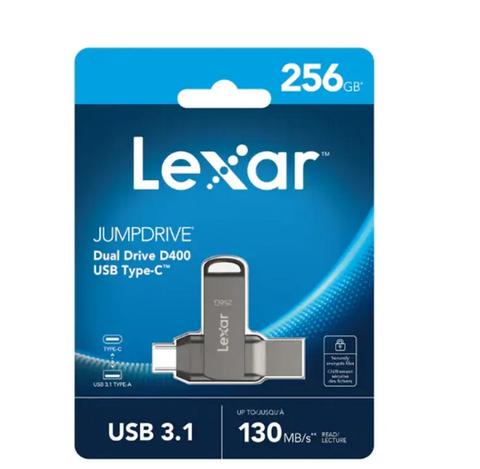 USB Lexar JumpDrive D400 256GB USB-C LJDD400256G-BNQNG