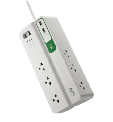 Ổ Cắm Chống Sét Lan Truyền APC PM63U-VN, 2 Cổng Sạc USB
