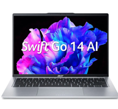 Laptop Acer Swift Go AI OLED SFG14-73-75YM NX.KSGSV.002 (Intel Core Ultra 7 processor 155H | 16GB | 512GB | Intel Arc Graphics | 14 inch 2.8K OLED | Win 11 | Bạc)