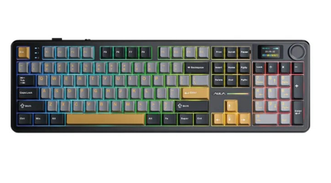 Bàn phím cơ AULA F108 Pro Golden Reaper switch