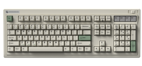 Bàn phím cơ FL-Esports OG104 Classic White 3 Mode Kailh Cool Mint V2 switch