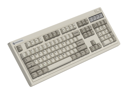 Bàn phím cơ FL-Esports OG104 Retro Grey 3 Mode Kailh Ice Silver switch