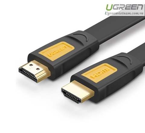 Cáp HDMI 2M sợi dẹt hỗ trợ 4Kx2K chính hãng Ugreen 11185 cao cấp