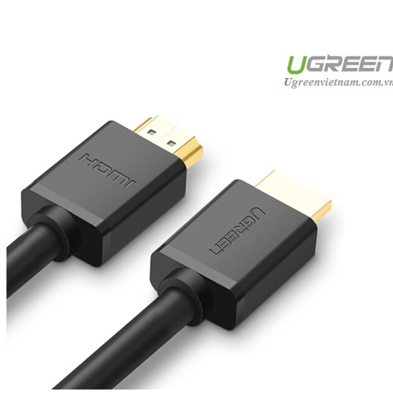 Cáp dữ liệu VIDEO HDMI 1.4 đồng 100%, 19+1 màu đen truyền âm thanh hình ảnh dài 8M Ugreen ( 10178)