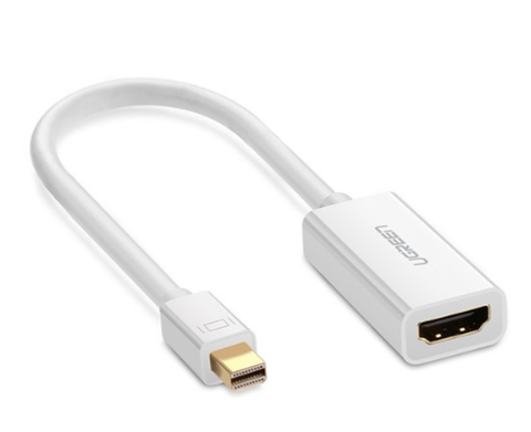 Cáp chuyển đổi Mini Displayport, thunderbolt sang HDMI âm Ugreen UG-10460 (màu trắng)