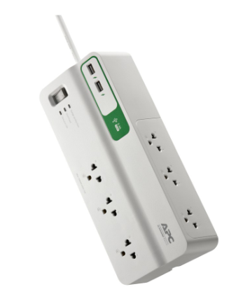 Ổ Cắm Chống Sét Lan Truyền APC PM63U-VN, 2 Cổng Sạc USB