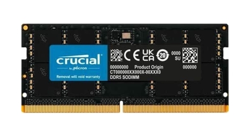 Ram laptop Crucial 8GB DDR5 bus 5600 (CT8G56C46S5)