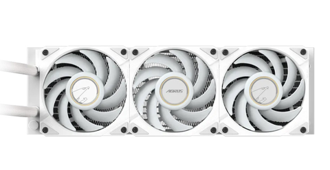 Tản nhiệt nước Gigabyte AORUS WATERFORCE X II 360 ICE (Màn Hình LCD, Màu Trắng)