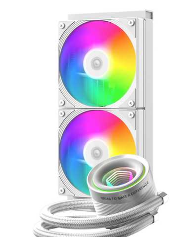 BỘ TẢN NHIỆT NƯỚC ID-COOLING FX240 INF WHITE