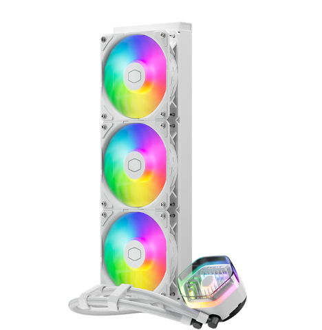Tản Nhiệt Nước Cooler Master MasterLiquid 360 Atmos ARGB White