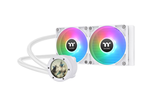 Tản Nhiệt Nước AIO Thermaltake TH240 V2 Ultra snow (2 fan 12cm, Màn hình LCD 2.1 inch)