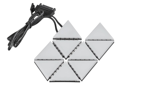 Bộ đèn chiếu sáng Corsair iCUE LC100 Smart Case Lighting Triangles, Expansion Kit CL-9011115-WW