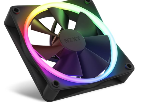 Bộ 3 Fan NZXT F120RGB Kèm Điều Khiển - 120mm RGB Fans - Triple (Màu Đen) RF-R12TF-B1