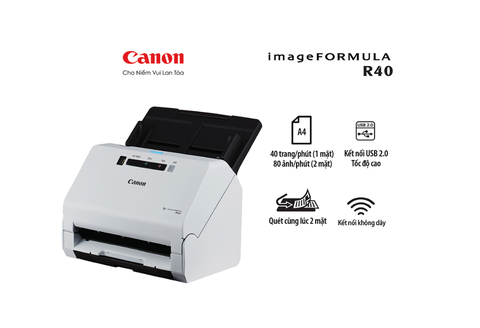 Máy Scan Canon R40 (Scan 2 mặt| A4| A5| USB)