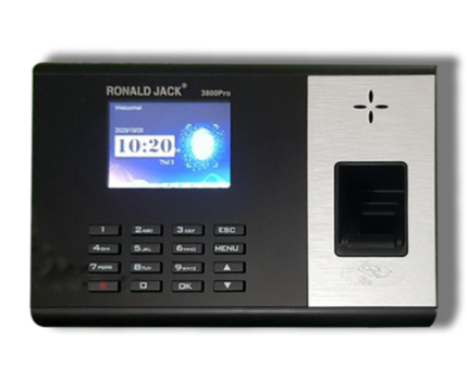 Máy chấm công vân tay Ronald Jack 3800PRO WIFI - kèm pin lưu điện