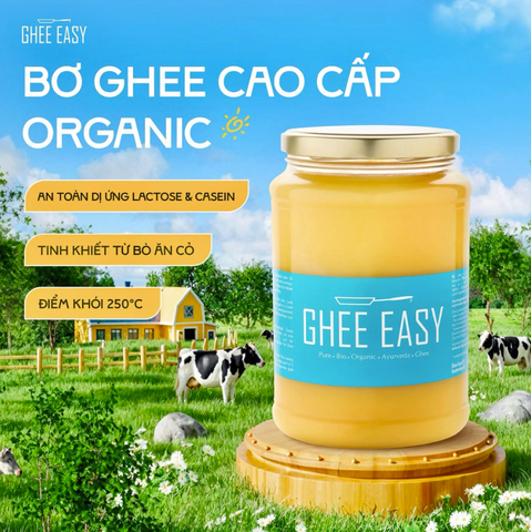 Bơ ghee hữu cơ cao cấp Ghee Easy