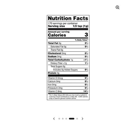 Bột quả lý gai Amla hữu cơ Terrasoul