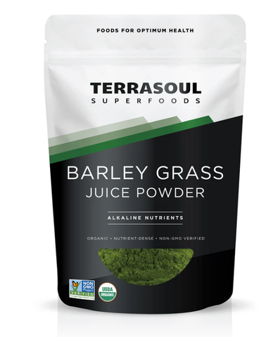 Bột nước ép cỏ lúa mạch hữu cơ Barley grass Terrasoul 114g