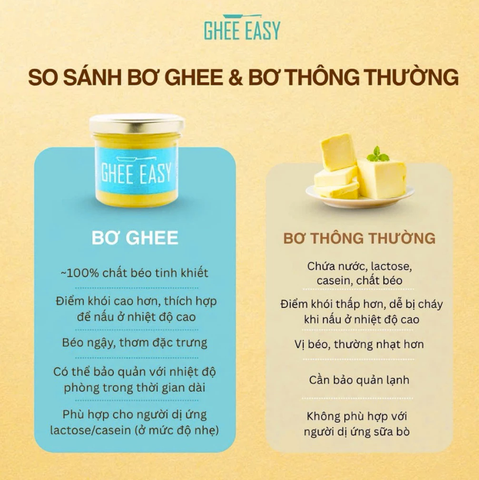 Bơ ghee hữu cơ cao cấp Ghee Easy