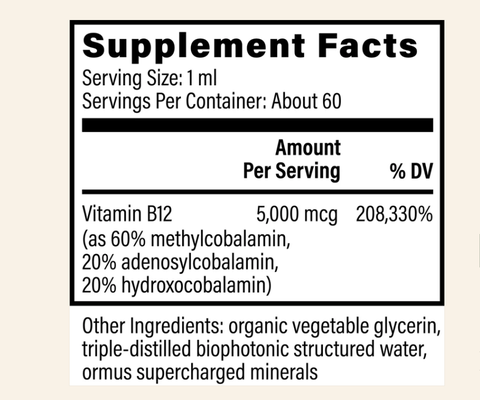 Vitamin B12 hữu cơ 5000mcg Global Healing