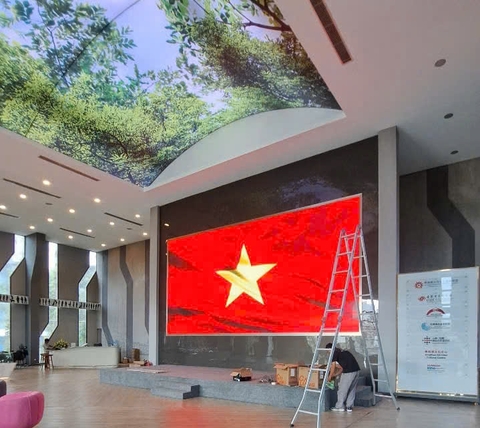 Màn hình led p2.0 indoor khu nghỉ dưỡng
