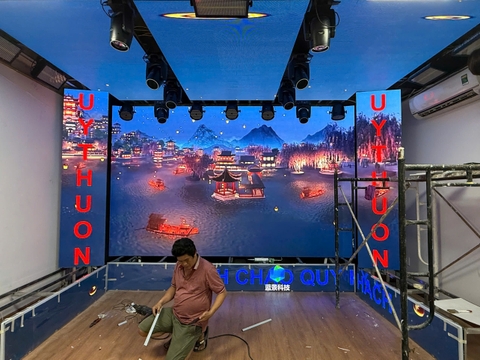Màn hình led phòng livestream idol