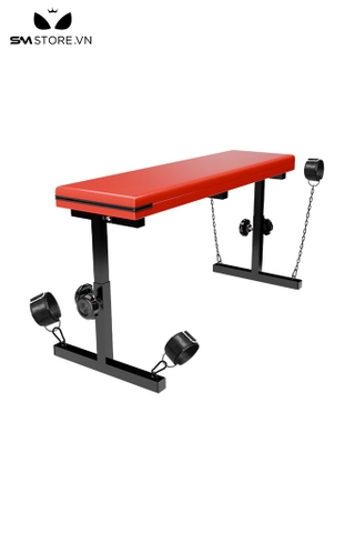 SMT1452 - Bộ cố định tư thế BDSM có thể điều chỉnh dài 100cm có còng
