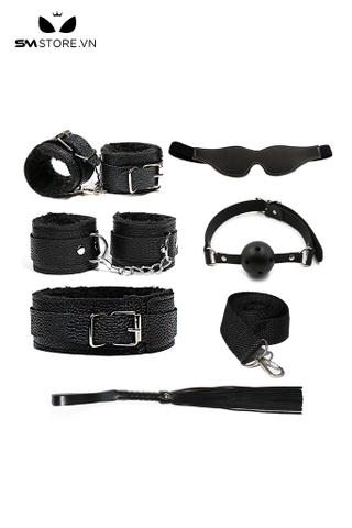 SMT193 - Bộ đồ chơi SM 18+ gồm 7 món 3 màu đen, đỏ, hồng