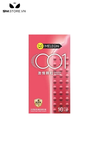 SMT3524 - Bao cao su siêu mỏng Melon có nhiều hạt nổi dài 52mm