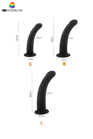 BDT475 - Dương vật giả silicon có quần da PU co giãn tốt và 3 kích cỡ