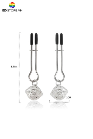 BDT034 - Kẹp ti dạng thanh có nấc điều chỉnh gắn chuông dài 8.5cm