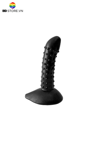 BDT920 - Dương vật giả bi silicon dài 20cm đế hít tường có độ uốn cong