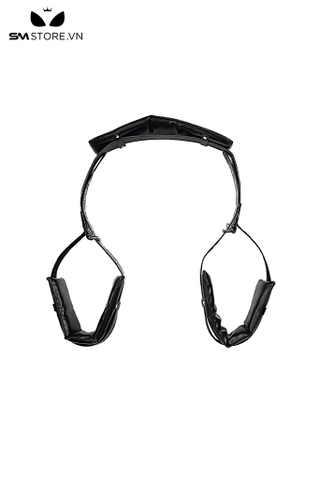 SMT607 - Bộ cố định tư thế da PU màu đen có đệm tự điều chỉnh độ dài