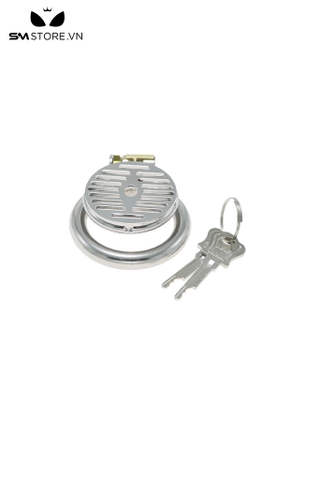 SMT868 - Khóa dương vật thép không gỉ dạng phẳng với 3 kích cỡ