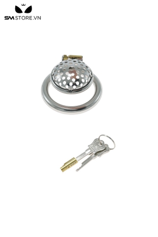SMT877 - Khóa dương vật kim loại có lỗ thông hơi dạng lỗ lồi