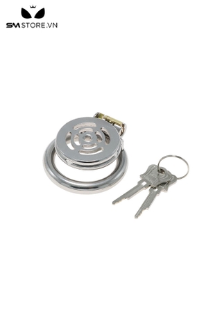 SMT870 - Khóa dương vật bằng thép không gỉ dạng phẳng với 4 kích cỡ