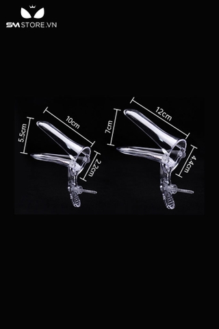 SMT1053 - Dụng cụ âm đạo mỏ vịt bằng nhựa có đèn độ mở rộng 4cm