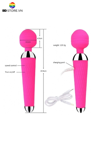 BDT470 - Chày rung tình yêu sạc điện có 10 chế độ độ ồn thấp